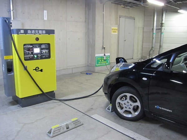 電気自動車のステーション